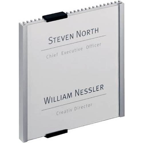 Durable Türschild INFO SIGN - 4802 (B x H) 149 mm x 148.5 mm Metallic, Silber 480223