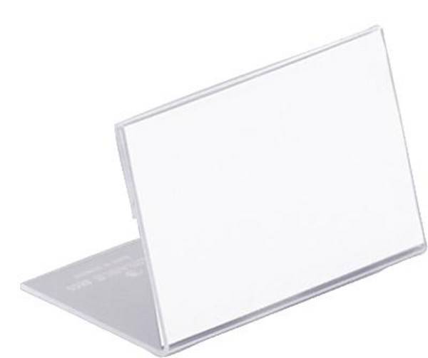 Tischnamensschild 150x61mm Acryl tr 10 St./Pack.