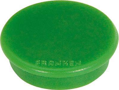 FRANKEN Haftmagnet, Haftkraft: 2,5 kg, Durchm. 38 mm, grün