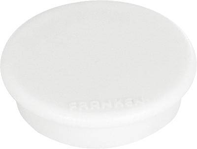 FRANKEN Haftmagnet, Haftkraft: 0,8 kg, Durchm. 32 mm, weiß-0
