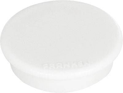 FRANKEN Haftmagnet, Haftkraft: 300 g, Durchm. 24 mm, weiß (70010070)-0