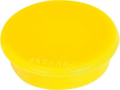 FRANKEN Haftmagnet, Haftkraft: 0,1 kg, Durchm. 13 mm, gelb