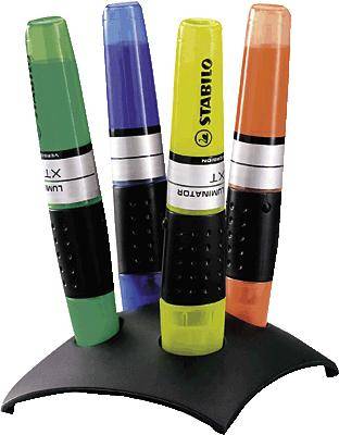Textmarker Luminator 2-5mm farbig sortiert 4 St./Pack.-0