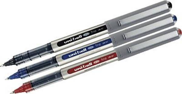 FABER-CASTELL - Uni-ball Eye - Tintenroller - Blau - Wasserbasierte Pigmenttinte