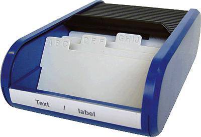 Visitenkartenbox the personal 300Karten sw/bl - Artikel: 126082450-0