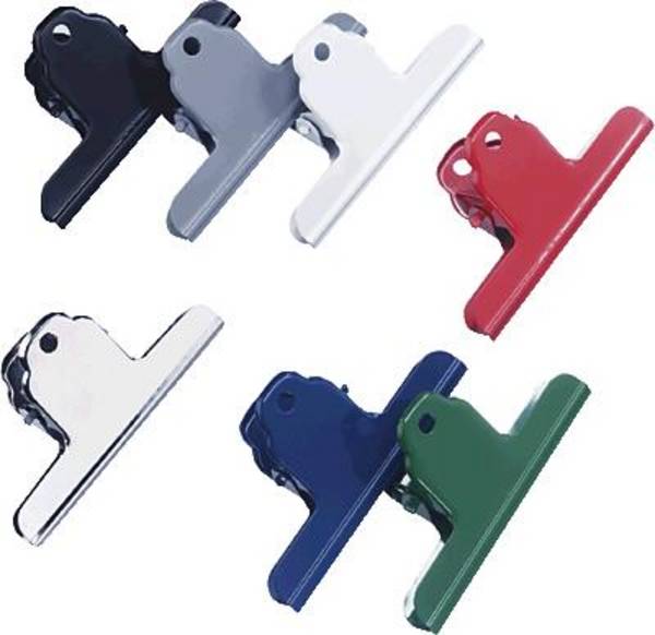 Briefklemmer Klemmweite 40mm 125mm chrom 10 St./Pack. - Artikel: 176208595
