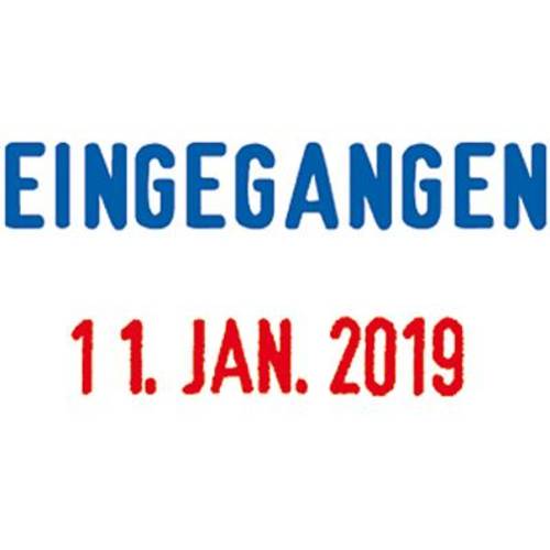 Trodat 4850L1 Textstempel Blau, Rot 23 x 12 mm (B x H)