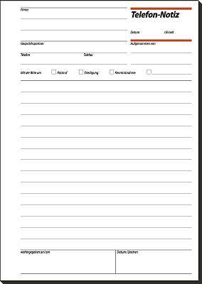 Formularbuch Telefonnotiz A5 VE=50 Blatt-0