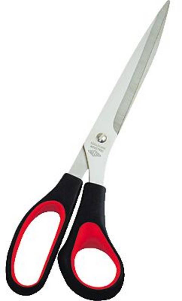 Schere 25,5cm Edelstahl Softgriff schwarz/rot