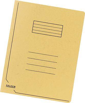 Falken Jurismappe 80001381 DIN A4 3 Klappen Karton gelb - Artikel: 125014010