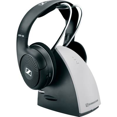 Sennheiser RS 120-II   Over Ear Kopfhörer Funk, kabelgebunden  Schwarz, Silber  Lautstärkeregelung