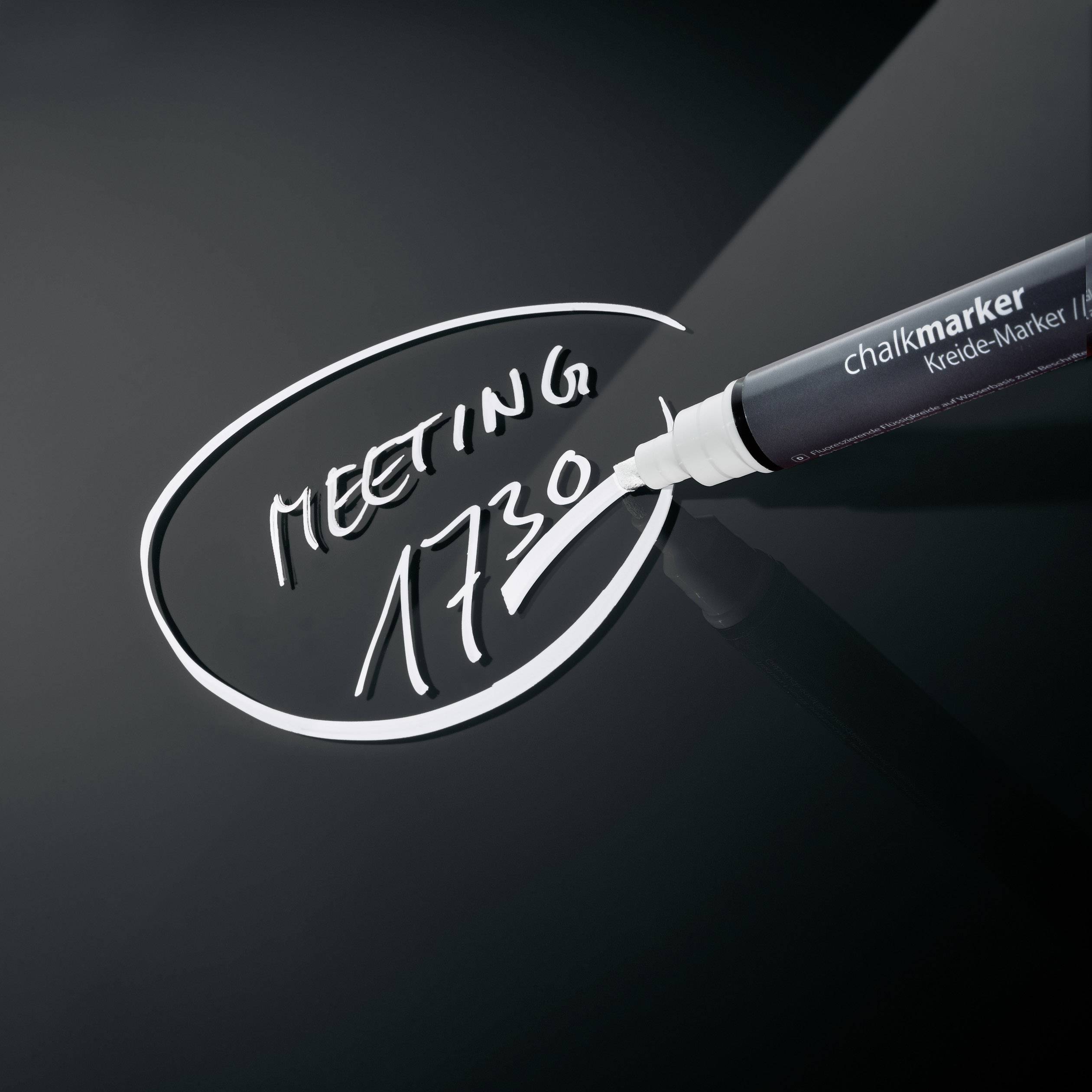Sigel GL181 Kreidemarker Weiß 1 mm, 5 mm N/A-2