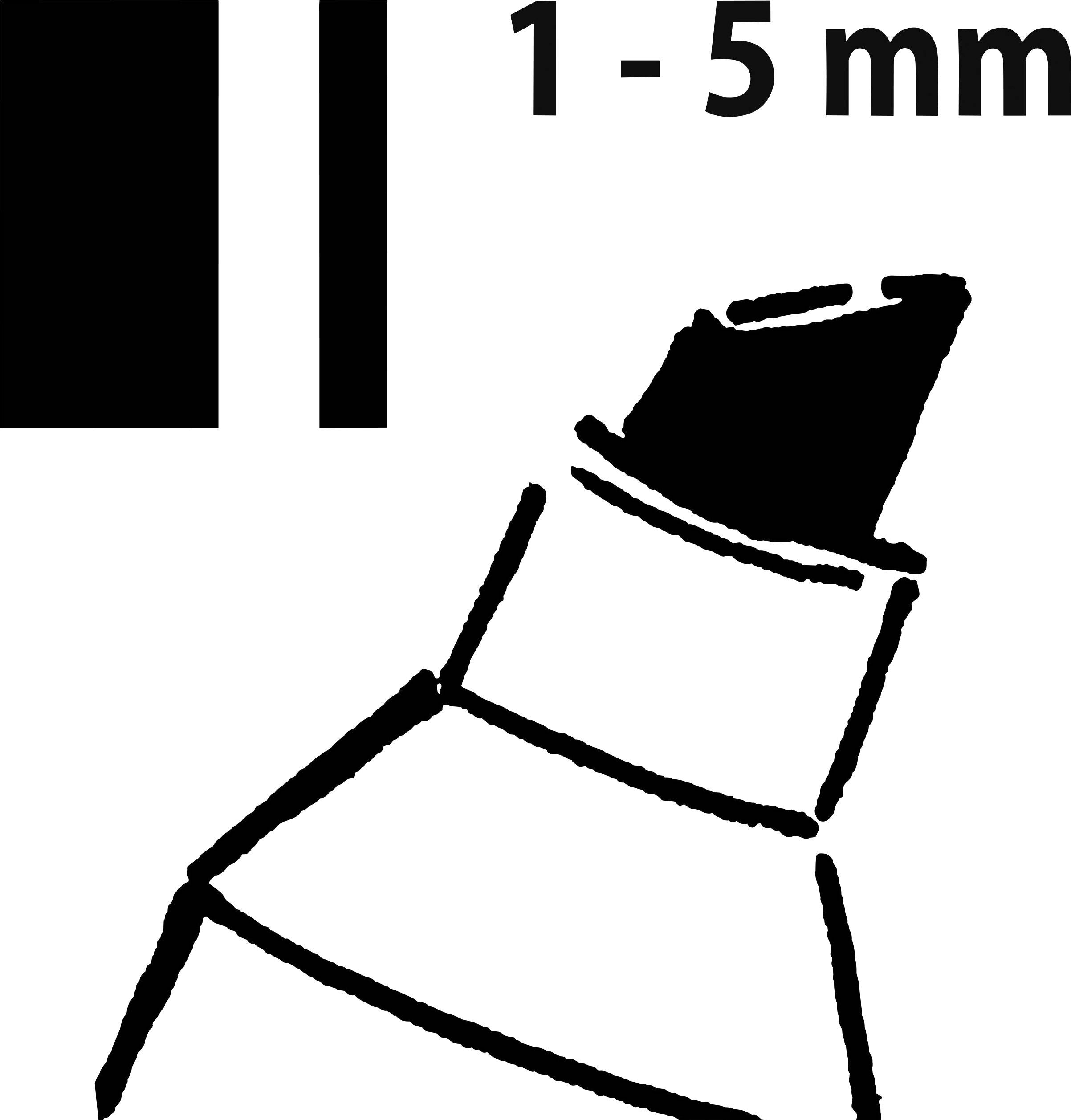 Symbolbild für Sigel GL181 Kreidemarker Weiß 1 mm, 5 mm N/A