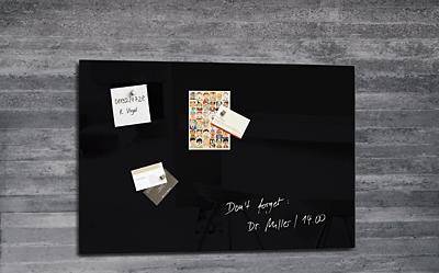 Magnetboard Artverum 60x40cm Glas schwarz-0