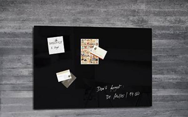 Magnetboard Artverum 60x40cm Glas schwarz