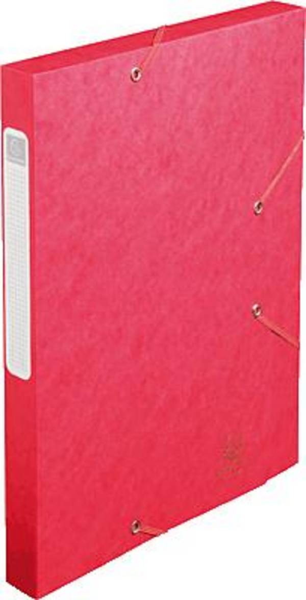 Dokumentenbox A4 Manila Karton rot 25 mm