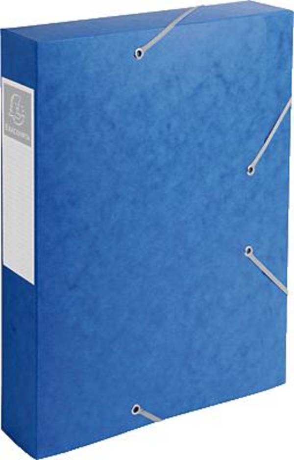Dokumentenbox A4 Manila Karton blau 60 mm