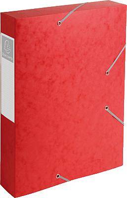 Archivbox Cartobox, flach geliefert Rücken 60mm aus Manilakarton, mit 3 Klappen und Gummizug, 25x33cm für DIN A4-0