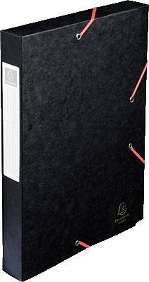 Dokumentenbox A4 Manila Karton schwarz 40 mm-0