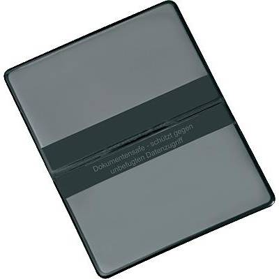Kartenhülle Documentsafe 93x59mm PVC schwarz - Artikel: 126131390-0