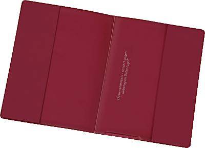 Veloflex Ausweishülle Documentsafe 3259800 100x135mm PVC weinrot-0