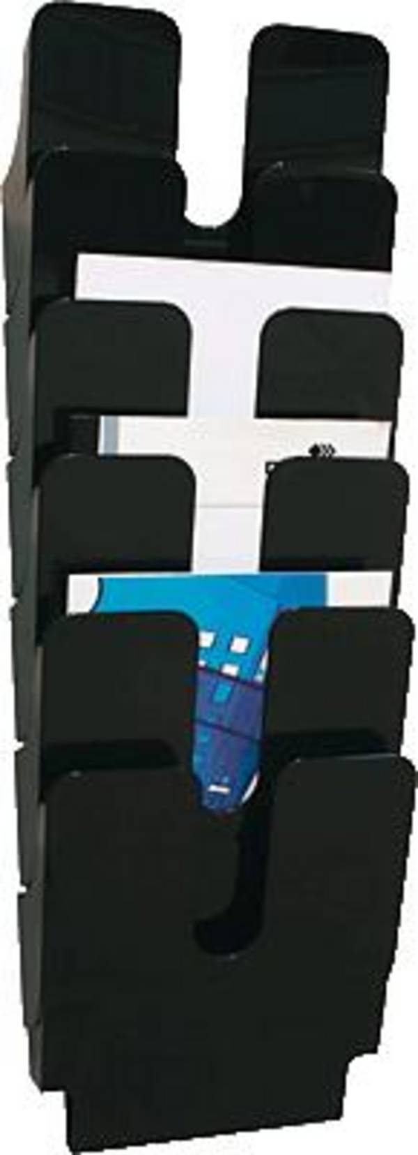 Durable FLEXIPLUS 6 A4 1700008061 Prospekthalter Schwarz DIN A4 Anzahl der Fächer 6 1 St. (L x B x H) 247 x 247 x 745 mm