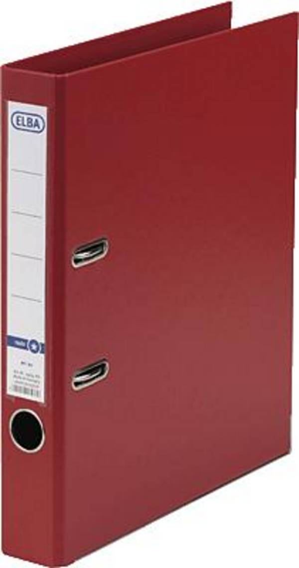 Ordner A4 smart 50mm PP/PP rot