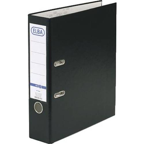 Elba Ordner rado basic DIN A4 Rückenbreite: 80 mm Schwarz 2 Bügel 10456SW