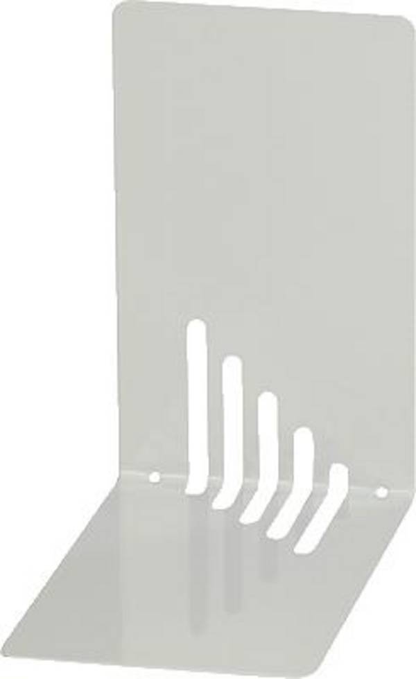 Buchstütze Metall grau 85x140x140mm 2St