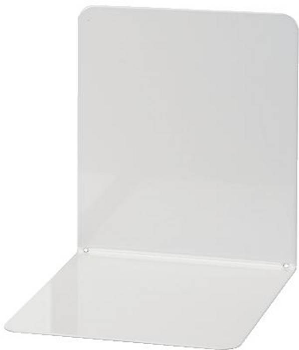 Buchstützen Metall breit 14x12x14cm grau VE=2 Stück
