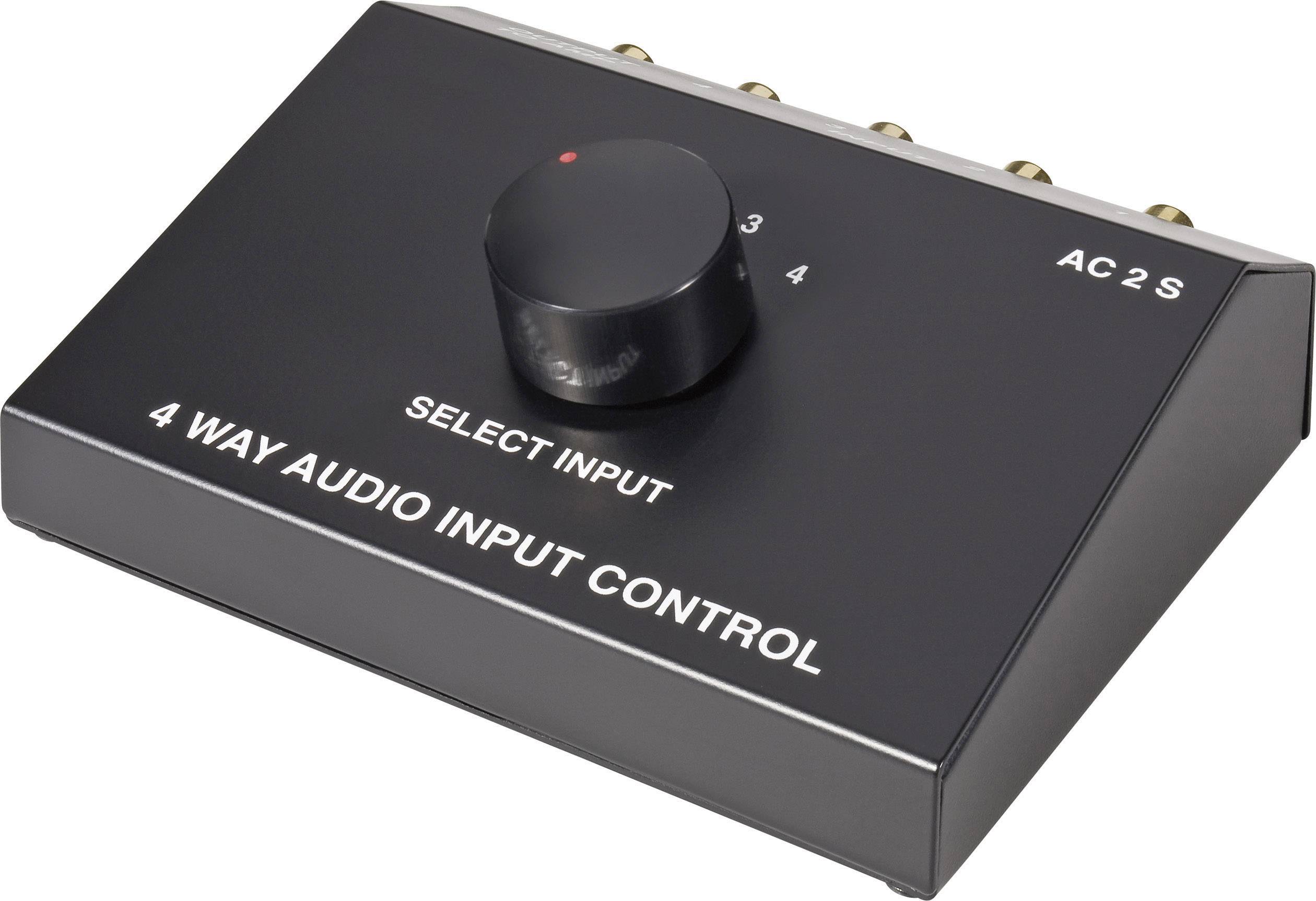 CONRAD 4 Port Cinch-Audio-Switch SpeaKa Professional
