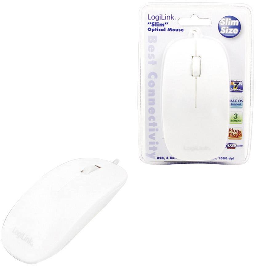 LogiLink Slim - Maus - rechts- und linkshändig-1