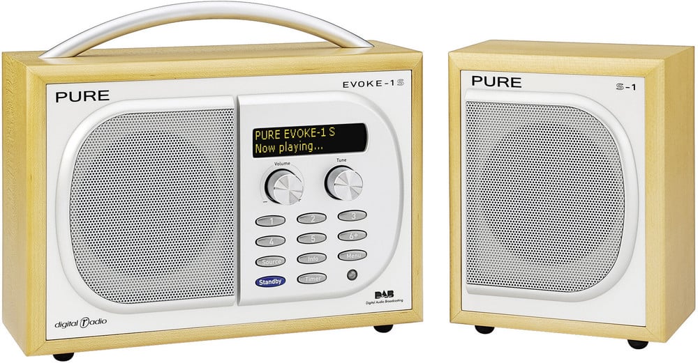 Pure S1 Lautsprecher für Evoke1S Radio Ahorn