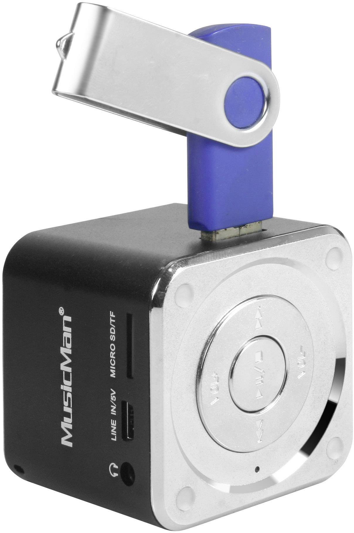 Technaxx Mini Musicman Aktivbox für USB und SD mit Akku (B)
