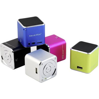 Mini Lautsprecher Technaxx MusicMan Mini Schwarz SD, kaufen USB AUX