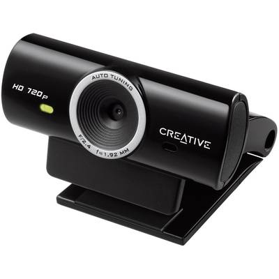 Creative LIVE CAM SYNC HD 720P HD-Webcam 1280 x 720 Pixel Standfuß, Klemm-Halterung 