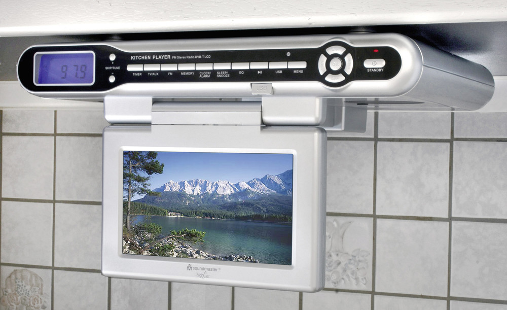 Soundmaster KTV 100 KüchenUnterbauradio mit DVBT