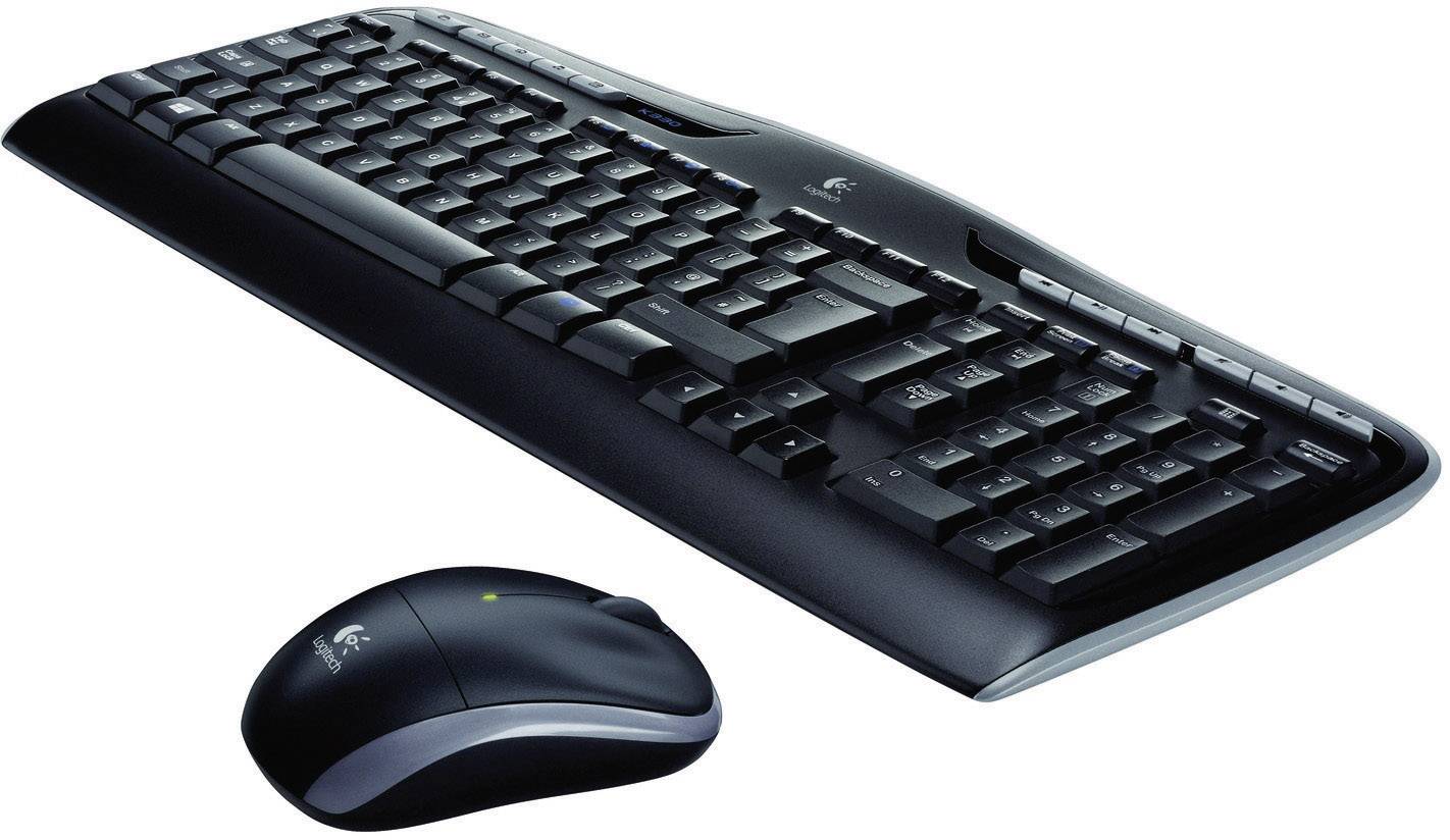 Logitech MK330 Wireless Combo Funk Tastatur, Maus-Set Multimediatasten Deutsch, QWERTZ Schwarz-2