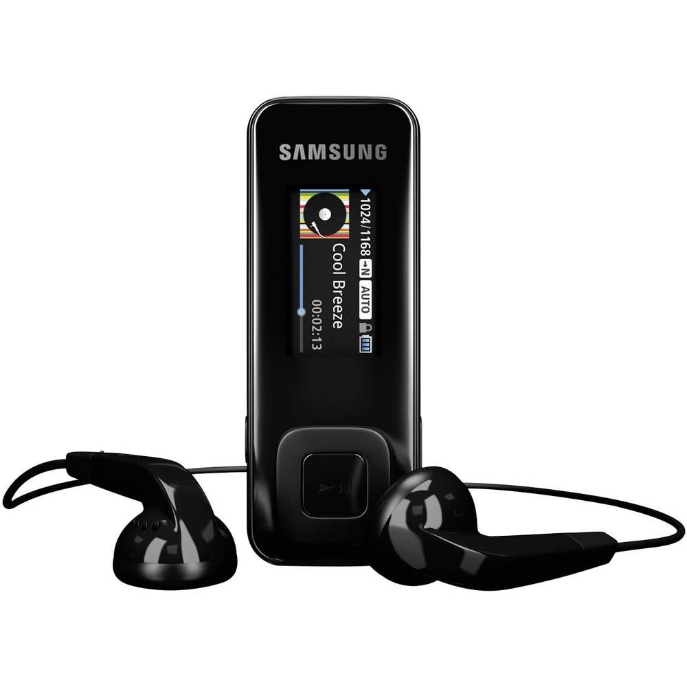 MP3 player Samsung YP-F3, 2 GB, Black, Clip, Voice recorder from Conrad.com