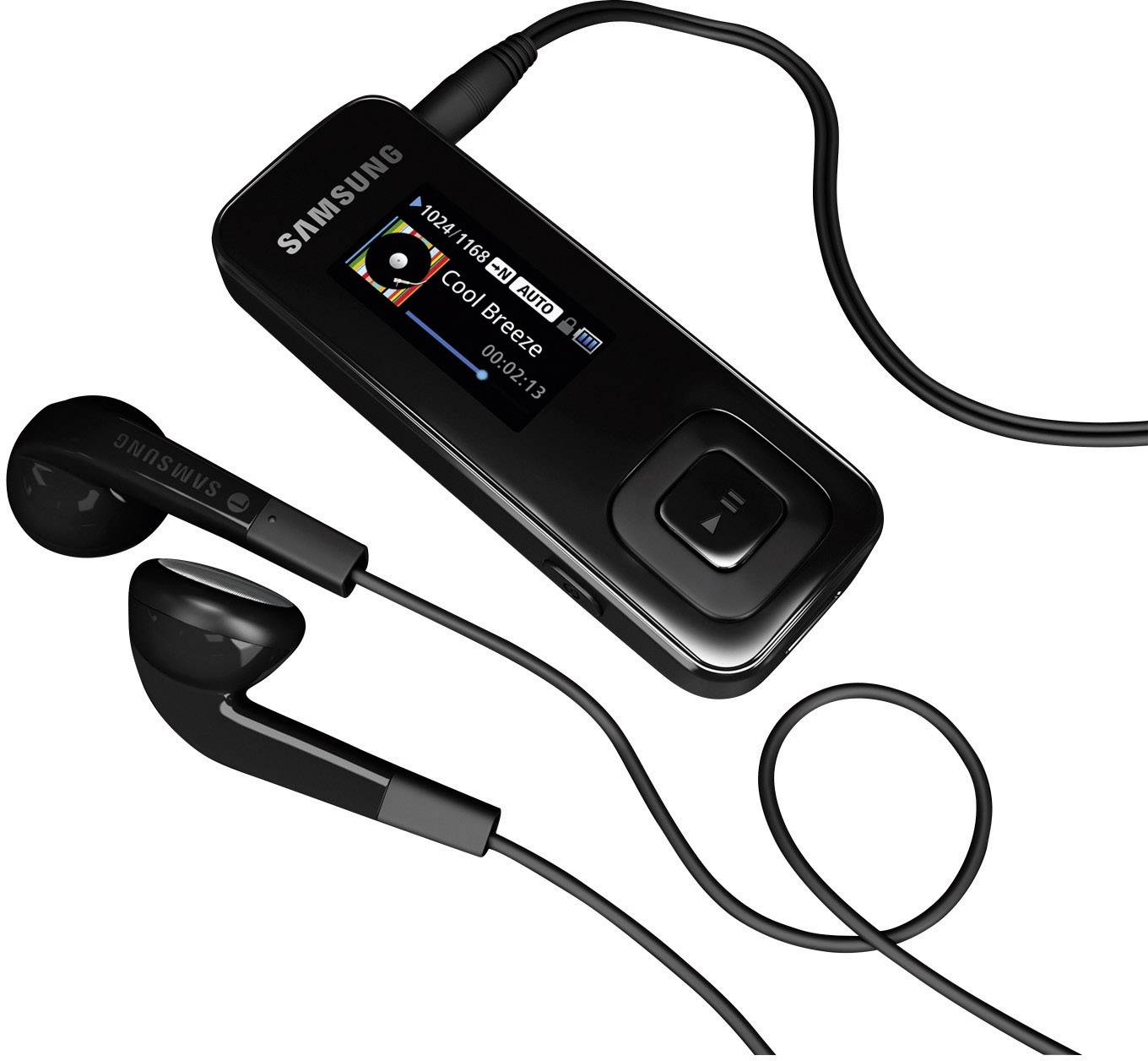 MP3 player Samsung YPF3, 2 GB, Black, Clip, Voice recorder from