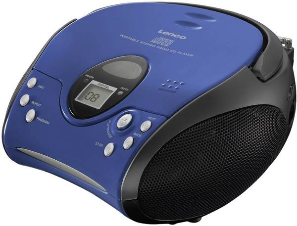 Lenco SCD-24 - Ghettoblaster - Schwarz, Blau