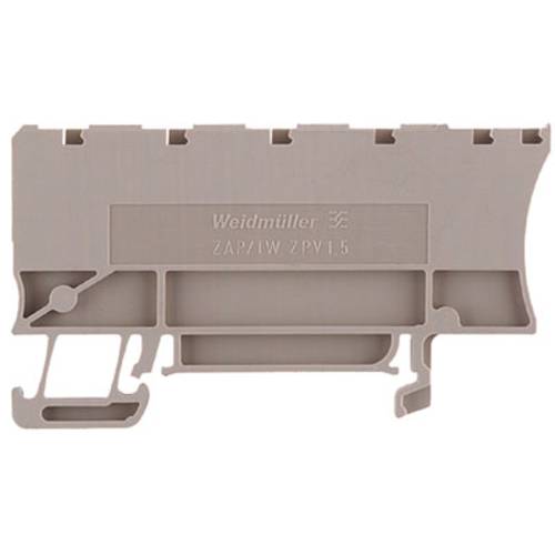 Weidmüller 1674650000 Abschlussplatte Beige 50 St.