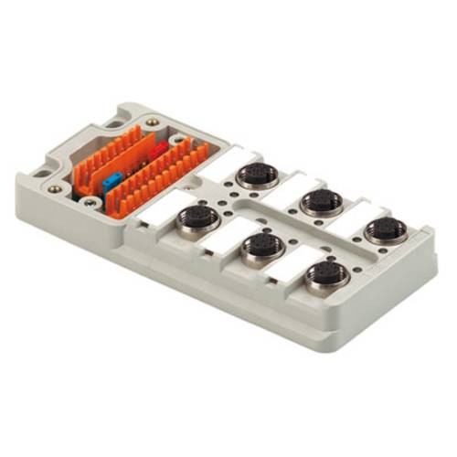 Weidmüller SAI-6-M 5P M12 UT 1701241000 Sensor/Aktorbox passiv M12-Verteiler mit Metallgewinde 2 St.