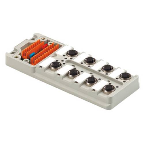 Weidmüller SAI-8-M 5P M12 UT 1701251000 Sensor/Aktorbox passiv M12-Verteiler mit Metallgewinde 2 St.