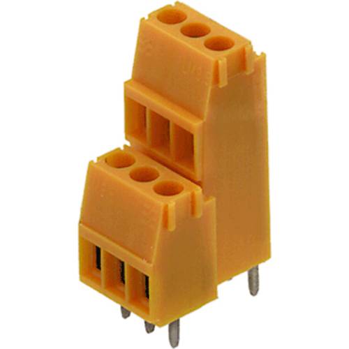 Weidmüller 1703760000 Doppelstockklemme 1.5 mm² Polzahl 16 Orange 50 St.