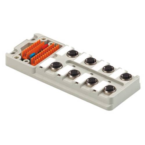 Weidmüller SAI-8-M 5P M12 OL UT 1740191000 Sensor/Aktorbox passiv M12-Verteiler mit Metallgewinde 2 St.