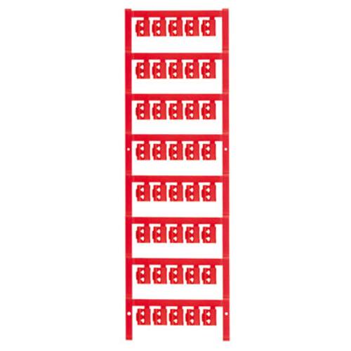 Thumbnail - Weidmüller 1747320003 SFC 1/12 NEUTRAL RT Zeichenträger Montage-Art: aufclipsen Beschriftungsfläche: 4.10 x 12 mm Rot An...