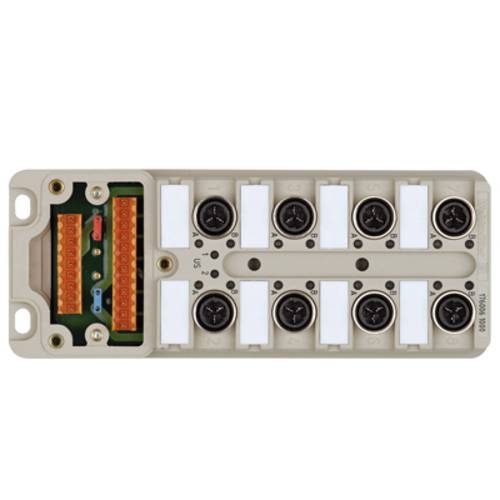 Weidmüller SAI-8-M 3P IDC UT 1760061000 Sensor/Aktorbox passiv M12-Verteiler mit Metallgewinde 2 St.