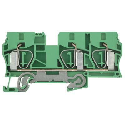 Weidmüller 1767670000 Schutzleiterklemme Zugfeder Grün-Gelb 20 St.