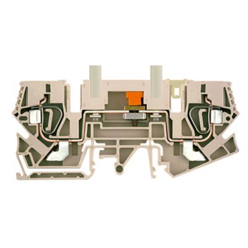 Weidmüller 1771950000 Prüftrenn-Reihenklemme Zugfeder Dunkelbeige 20 St.